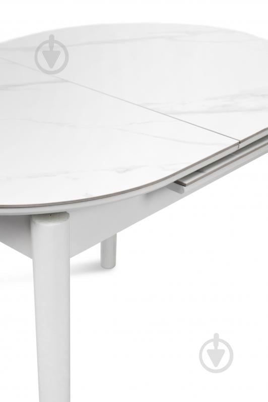 Стіл обідній Мікс Меблі Тітан 1100(1400)x750x760мм білий/білий - фото 9 Стіл обідній Мікс Меблі Тітан 1100(1400)x750x760мм білий/білий - фото 9