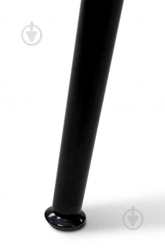 Стол обеденный Мікс Меблі Торнадо 1200x700x750мм серо-бежевый/черный - фото 6