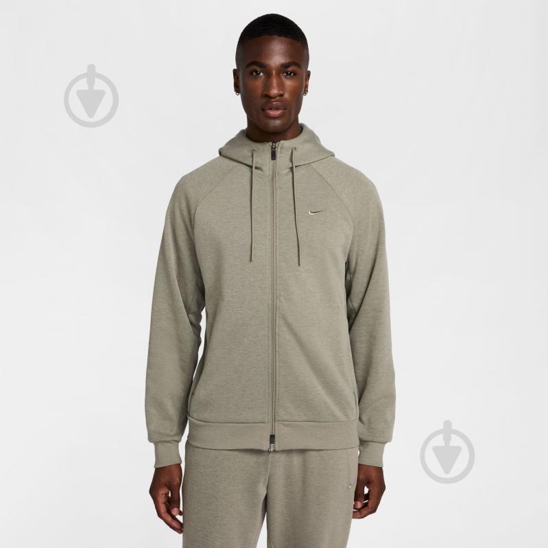 Джемпер Nike M NK DF UV PRIMARY FZ HOODIE FZ0967-320 р.L хакі - фото 1