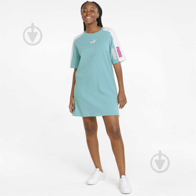 Сукня Puma Power Tee Dress 84711861 р.XL блакитний - фото 1