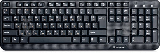 Клавіатура Real-el (500 Standard, USB, black)