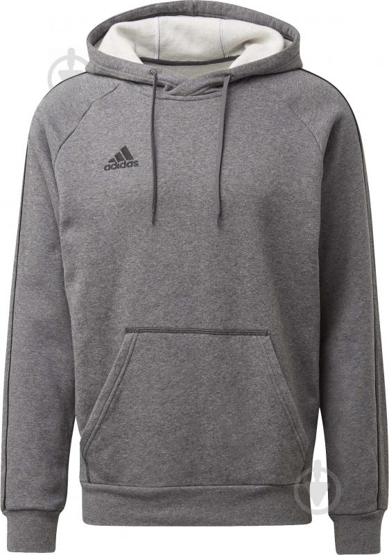 Джемпер Adidas CORE18 HOODY CV3327 р. 2XL серый - фото 2