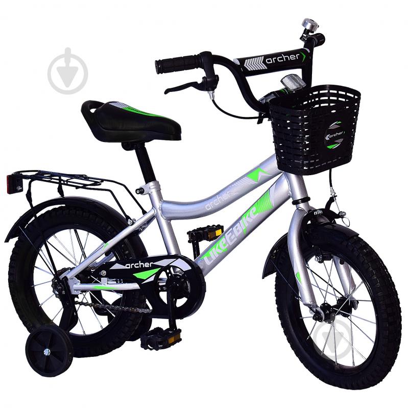 Велосипед детский Like2bike 14'' Fly серый 211410 - фото 1 Велосипед детский Like2bike 14'' Fly серый 211410 - фото 1