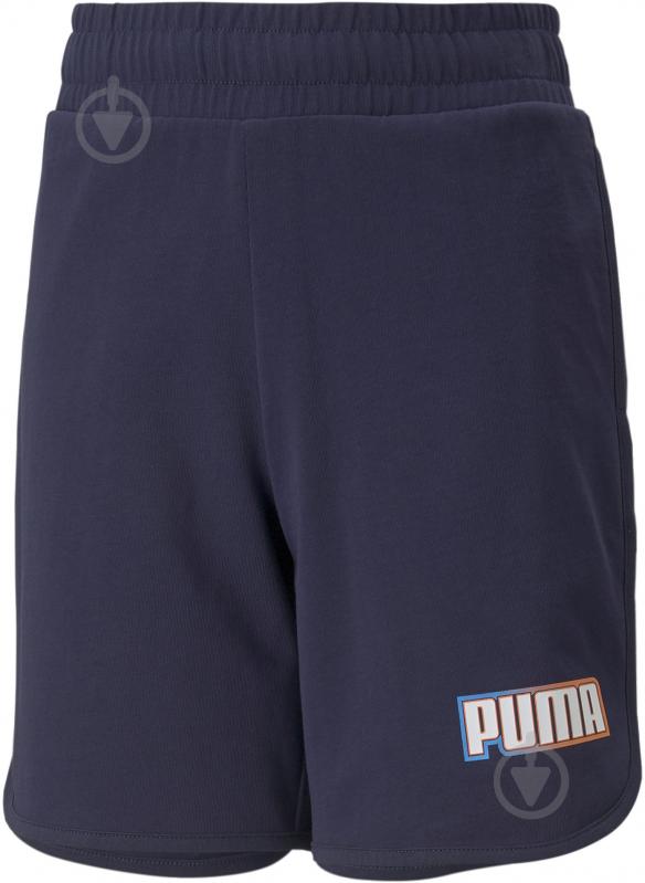 Шорты Puma Alpha Shorts 84729506 р. 152 темно-синий - фото 1