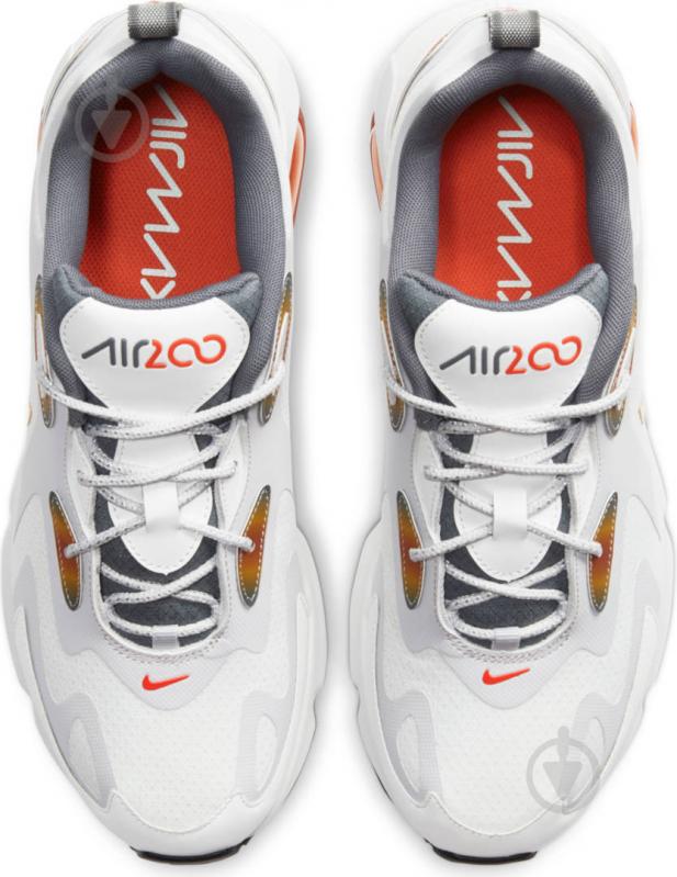 Кросівки чоловічі демісезонні Nike AIR MAX 200 SE AT8507-100 р.41 сірі - фото 7