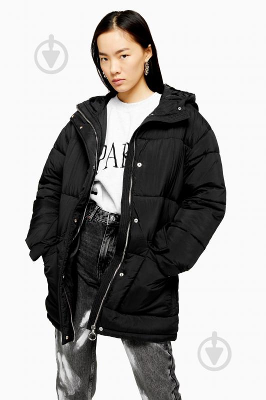 Куртка женская TopShop JACKETS CASU 11R08R-BLK р.8 черная - фото 1