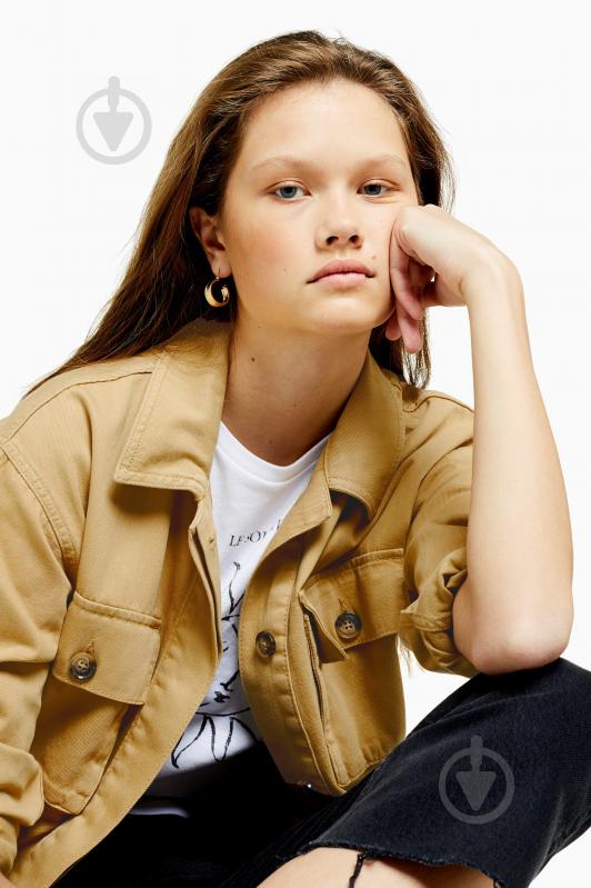 Куртка женская TopShop JACKETS CASU 11R18R-SND р.XS желтая - фото 3