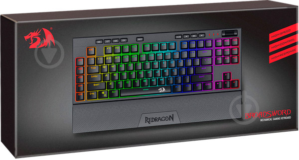 Клавіатура Redragon Broadsword RGB USB (77548) - фото 16