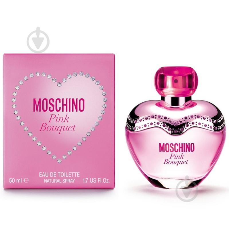 Туалетная вода Moschino Pink Bouquet 50 мл - фото 1 Туалетная вода Moschino Pink Bouquet 50 мл - фото 1
