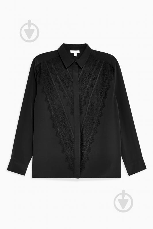 Рубашка TopShop BLOUSES 13B02Q-BLK р. 8 черный - фото 2