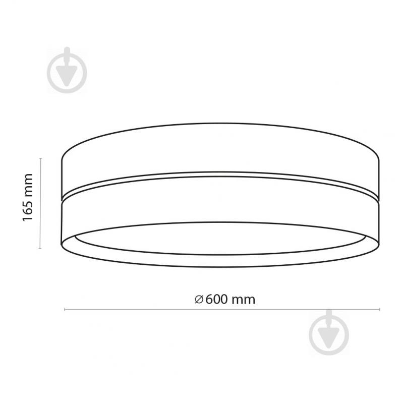 Светильник потолочный TK Lighting Hilton 4x60 Вт E27 черный/золото - фото 2