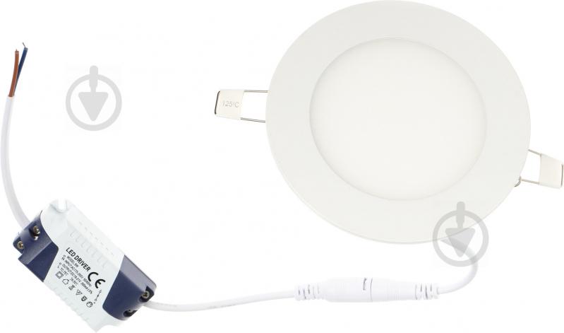 Світильник точковий Eurolamp Downlight 3000 К білий LED-DLR-6/3 - фото 3