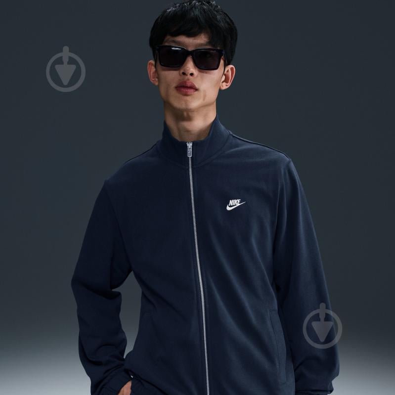 Джемпер Nike M NK CLUB KNIT JKT FQ3426-451 р.M синій - фото 6