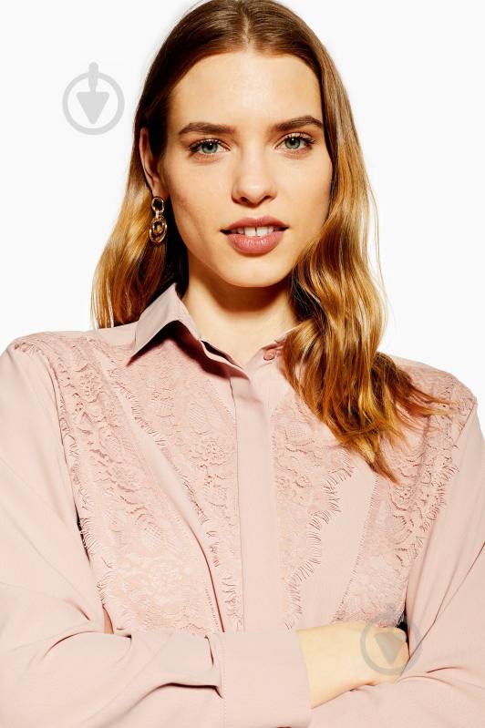 Рубашка TopShop BLOUSES 13B02Q-BLS р. 6 бежевый - фото 3