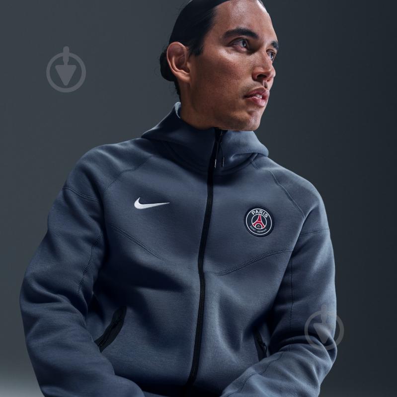 Джемпер Nike PSG M NK TCH FLC FZ WR HDY HJ6432-491 р.M синий - фото 11 Джемпер Nike PSG M NK TCH FLC FZ WR HDY HJ6432-491 р.M синий - фото 11