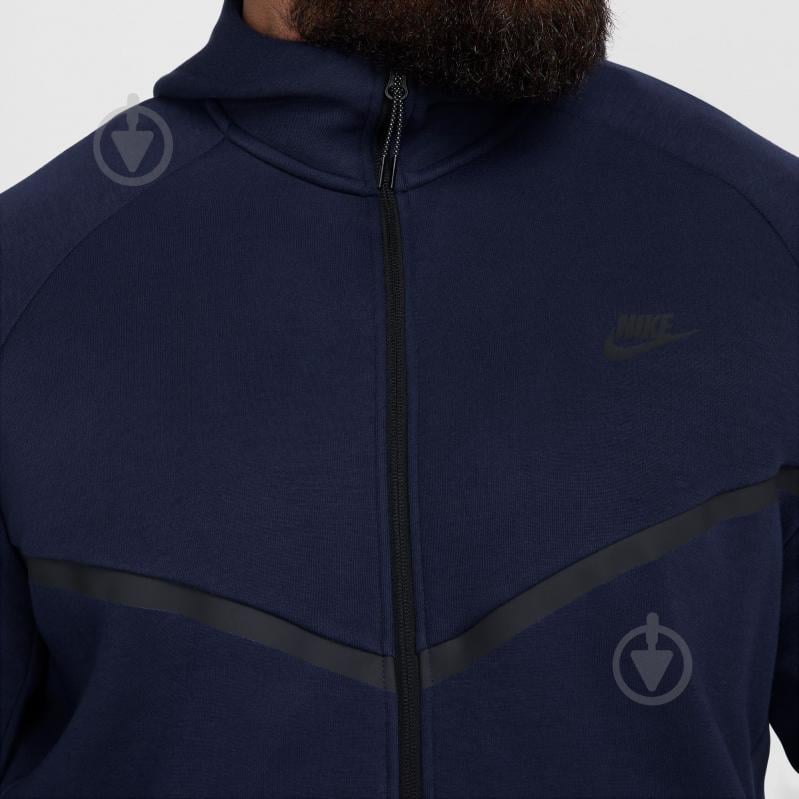 Джемпер M NK TCH FLC FZ WR HOODIE HV0949-451 р.M темно-синій - фото 16 Джемпер M NK TCH FLC FZ WR HOODIE HV0949-451 р.M темно-синій - фото 16