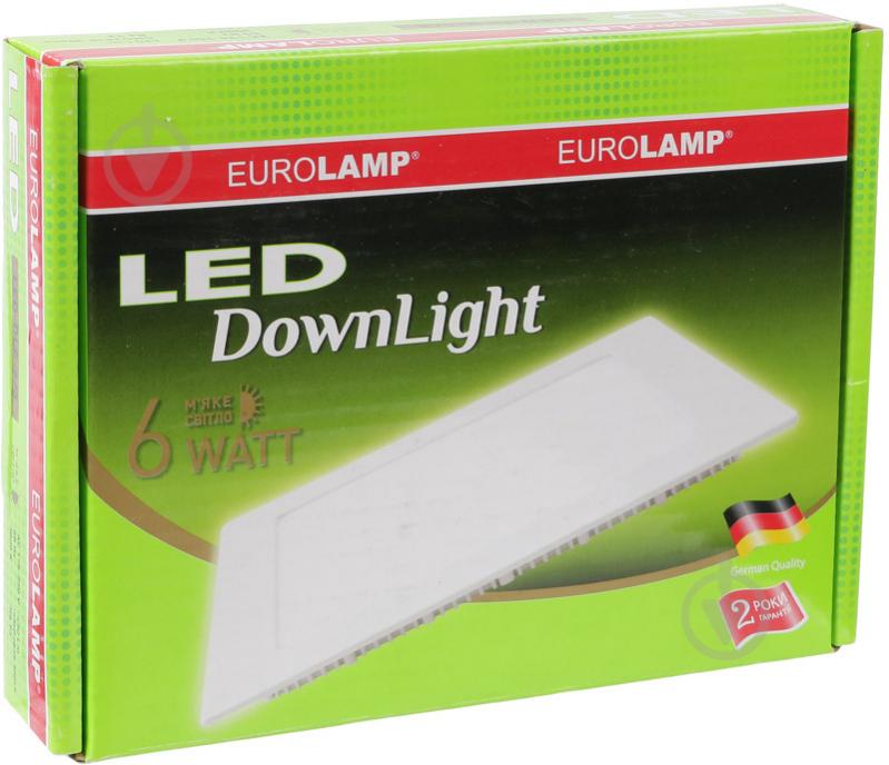 Светильник точечный Eurolamp LED Downlight 3000 К белый LED-DLS-6/3 - фото 4