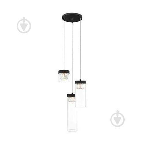 Подвес Zuma Line Gem 3x28 Вт G9 черный - фото 1