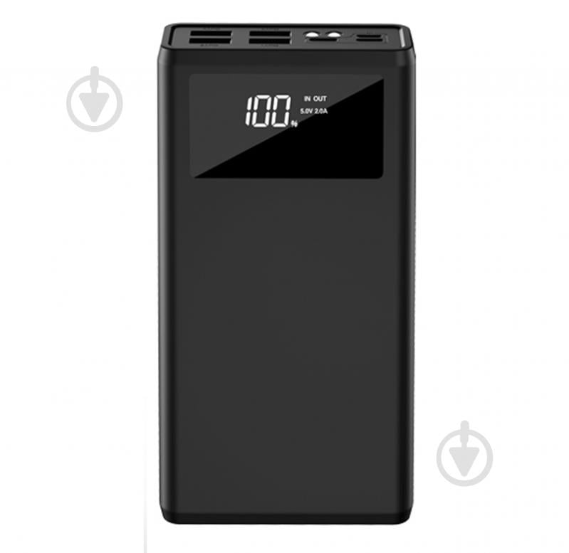 Повербанк Xo 30000 mAh (PR123 30000mAh black) - фото 1