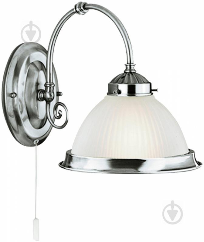 Бра Arte Lamp AMERICAN DINER 1x60 Вт E27 матовый хром A9366AP-1SS - фото 1