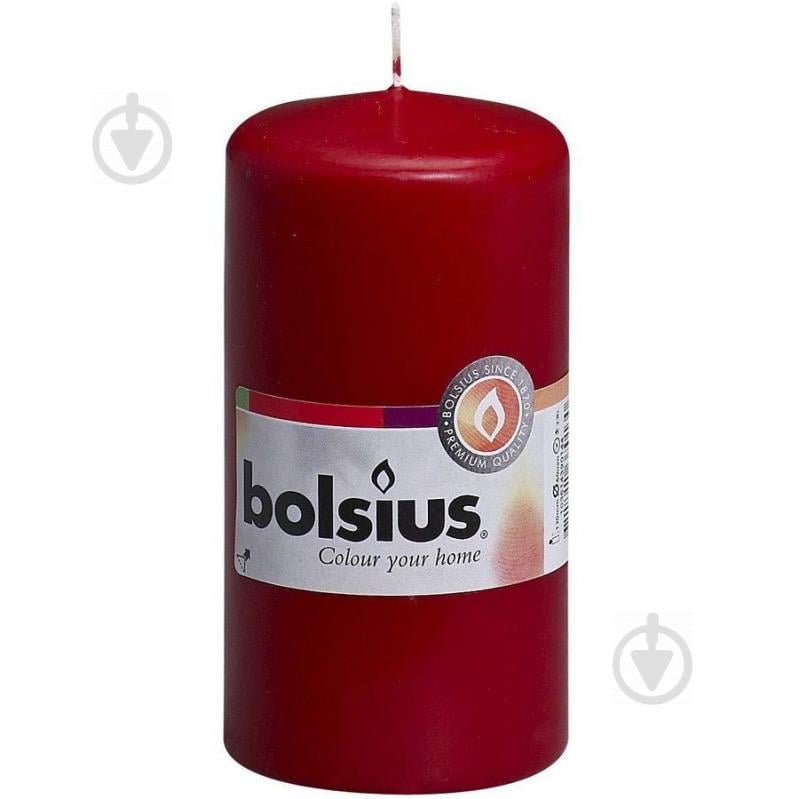 Свічка 120/60 бордо Bolsius - фото 1
