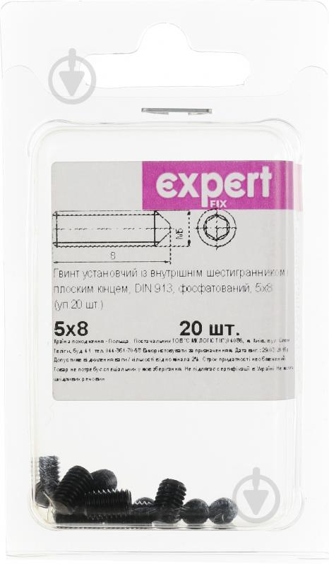 Винт установочный М5х8 мм Expert Fix DIN 913 20 шт. - фото 2