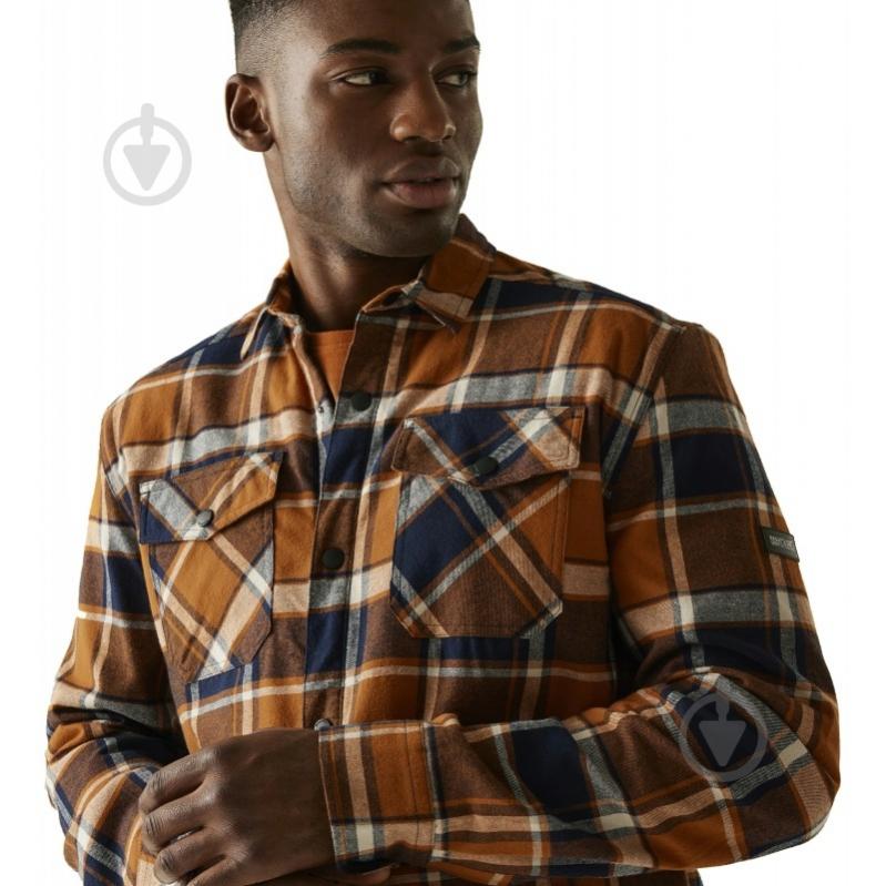 Рубашка Regatta SpennithShacket RMS222-ZVL р. M коричневый - фото 2