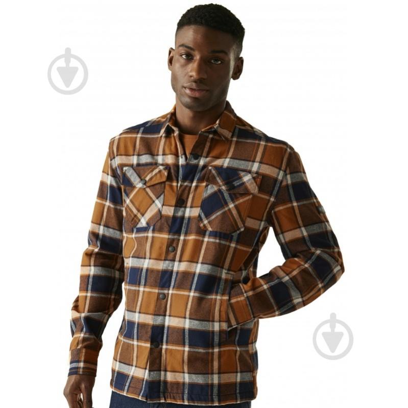 Рубашка Regatta SpennithShacket RMS222-ZVL р. L коричневый - фото 1