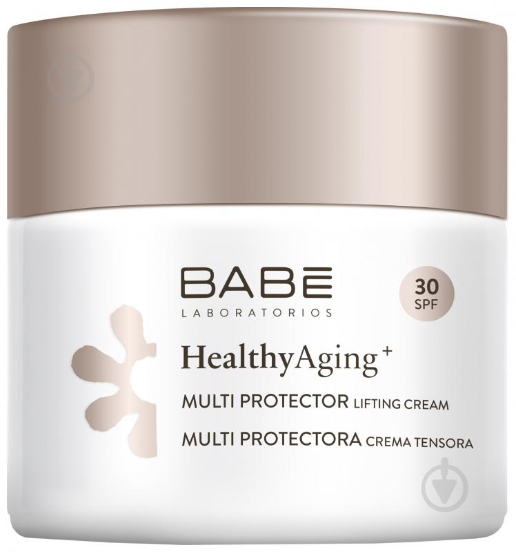 Крем-ліфтинг для обличчя денний BABE Laboratorios Healthy Aging з DMAE та SPF-30 50 мл - фото 1