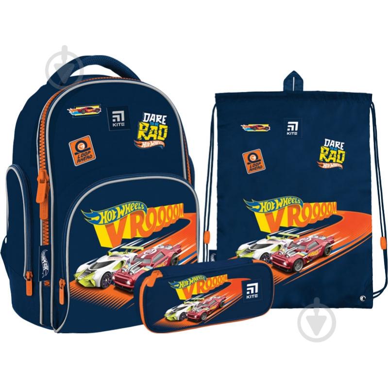 Школьный набор KITE Hot Wheels SET_HW22-706M - фото 1 Школьный набор KITE Hot Wheels SET_HW22-706M - фото 1