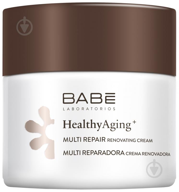 Крем для обличчя нічний BABE Laboratorios Healthy Aging з інноваційним антивіковим комплексом 50 мл - фото 1