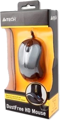Мышка A4Tech N-350-1 Glossy Grey (N-350-1) - фото 4