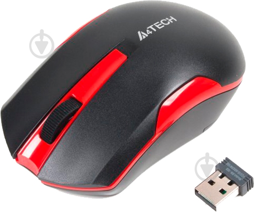 Мышь A4Tech G3-200N Wireless Black/Red - фото 3