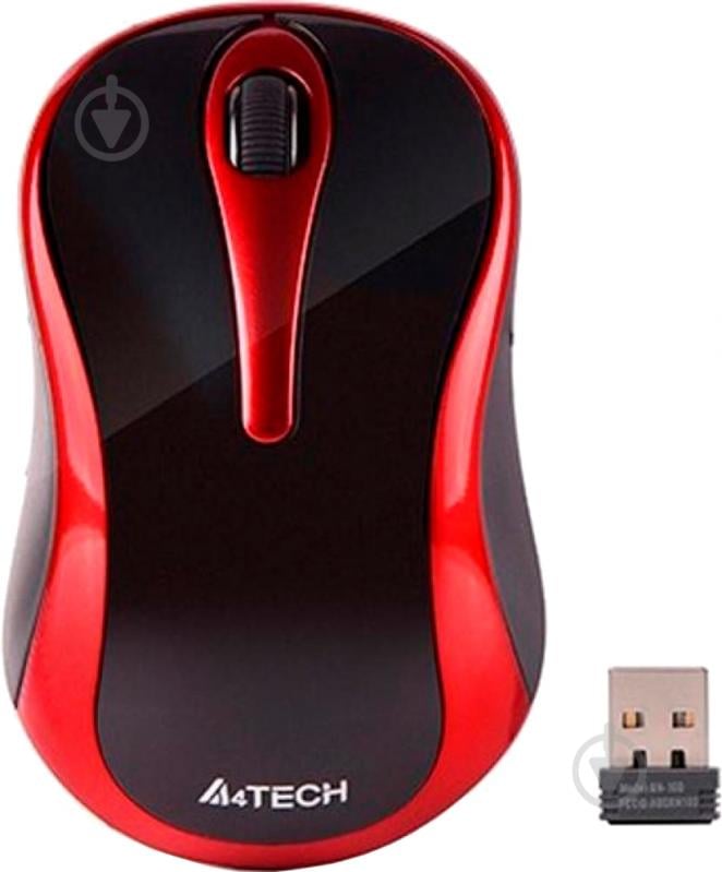 Миша A4Tech G3-280N Wireless Black/Red - фото 4 Миша A4Tech G3-280N Wireless Black/Red - фото 4