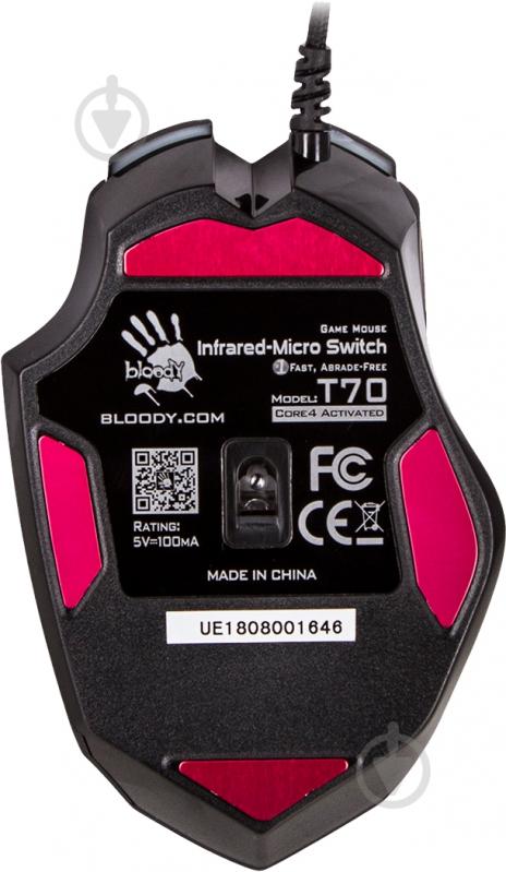 Мышь A4Tech Bloody T70A USB Black - фото 8