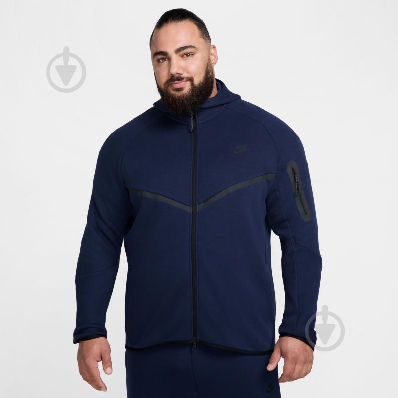 Джемпер M NK TCH FLC FZ WR HOODIE HV0949-451 р.S темно-синій - фото 13 Джемпер M NK TCH FLC FZ WR HOODIE HV0949-451 р.S темно-синій - фото 13