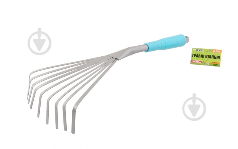 Граблі віялові MasterTool 9 зубів (14-6184) - фото 1