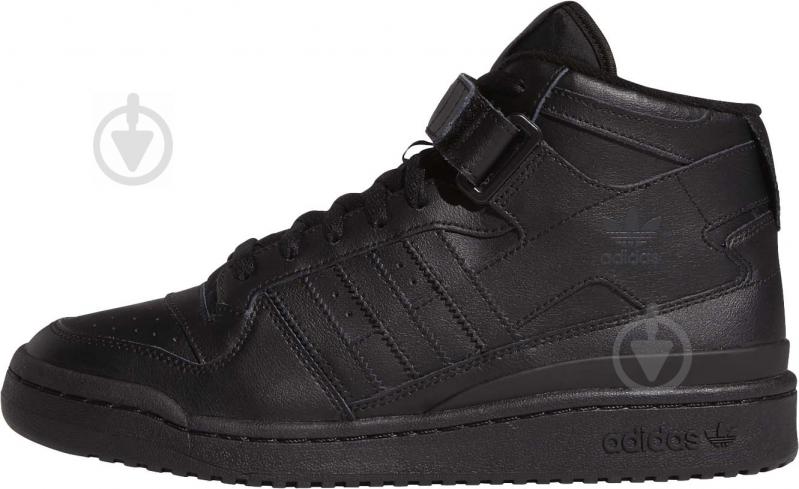 Кросівки чоловічі зимові Adidas FORUM MID GV9767 р.41 1/3 чорні - фото 3