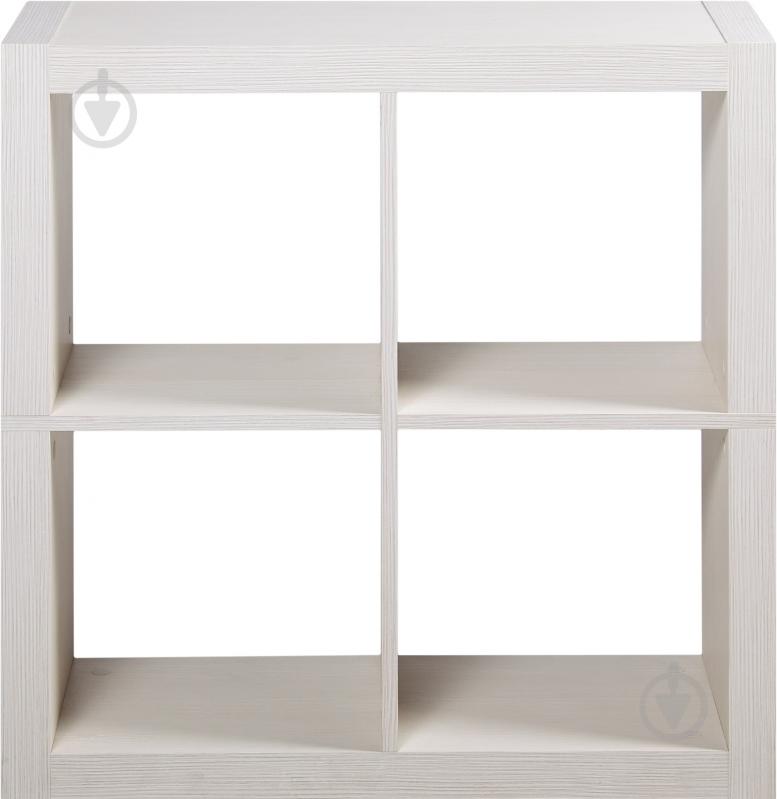 Полка книжная Inteo Кубус МИКС 2x2 (3D HDF) 792x792x792 мм вудлайн кремовый - фото 2