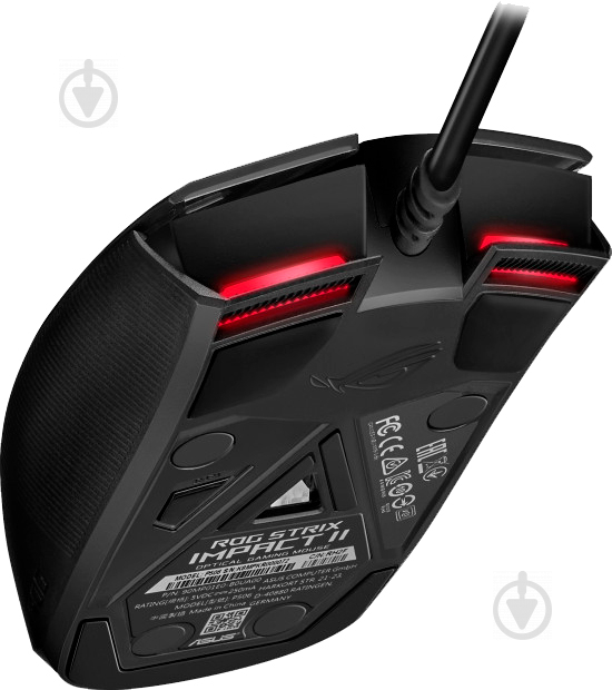 Мышь Asus ROG Strix Impact II USB Black (90MP01E0-B0UA00) - фото 6