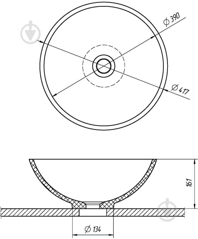 Умывальник EGO Sicilia 42 - фото 4