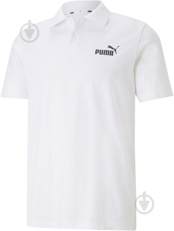 Поло Puma ESS Jersey Polo 58667602 р.3XL белый - фото 1