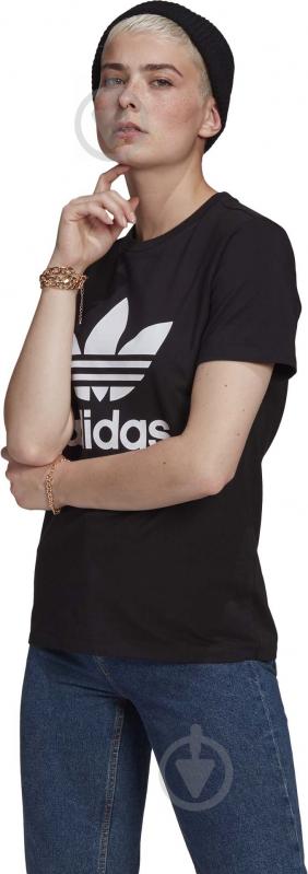 Футболка Adidas TREFOIL TEE GN2896 р.S черный - фото 2