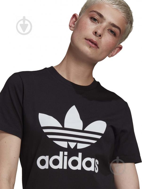 Футболка Adidas TREFOIL TEE GN2896 р.S черный - фото 7