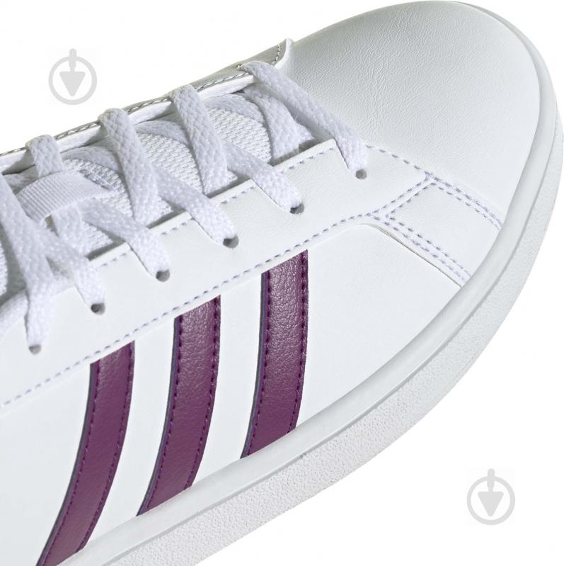 Кроссовки женские зимние Adidas GRAND COURT BASE FW0810 р.38 2/3 белые - фото 10