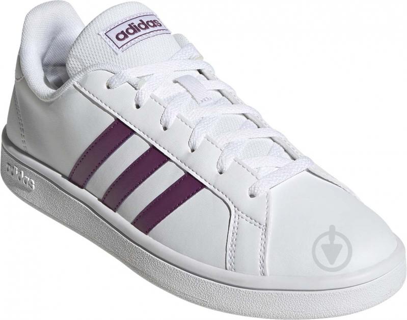 Кроссовки женские зимние Adidas GRAND COURT BASE FW0810 р.38 2/3 белые - фото 3