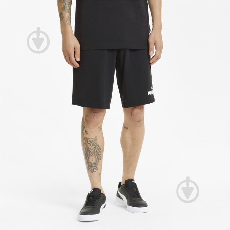 Шорты Puma ESS JERSEY SHORTS 58670601 р. M черный - фото 1