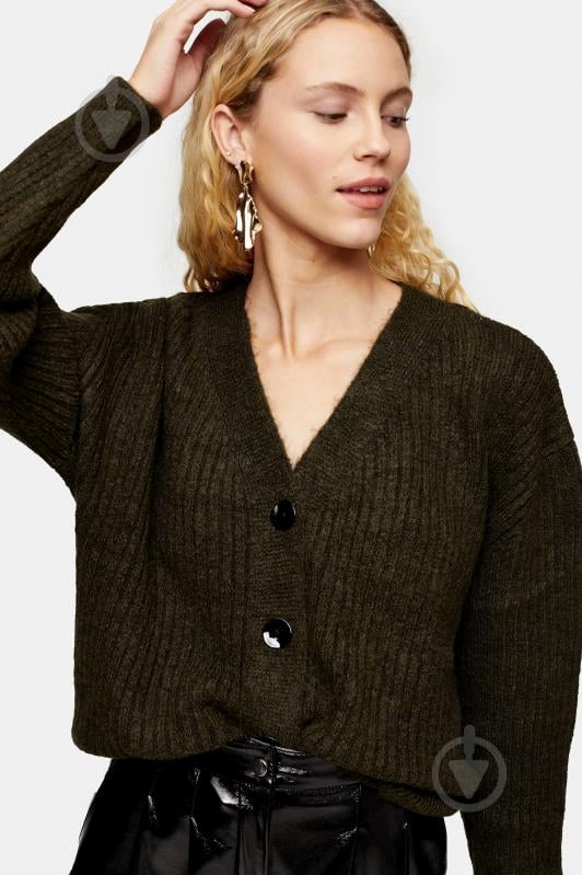 Кардиган TopShop KNITWEAR 23P02R-KHA р. L зеленый - фото 3