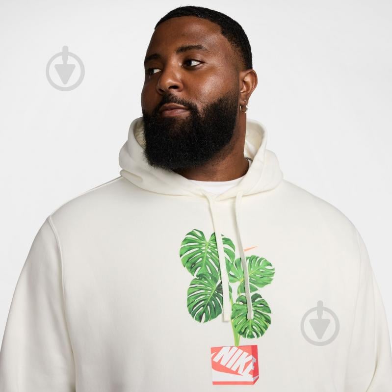 Джемпер Nike U NSW CLUB HDY PO BB MDRN HQ2967-133 р.XL бежевий - фото 9