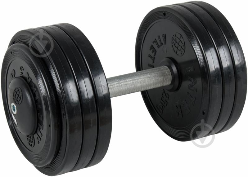 Гантель InterAtletika prof ST550.18 18 кг черный - фото 1